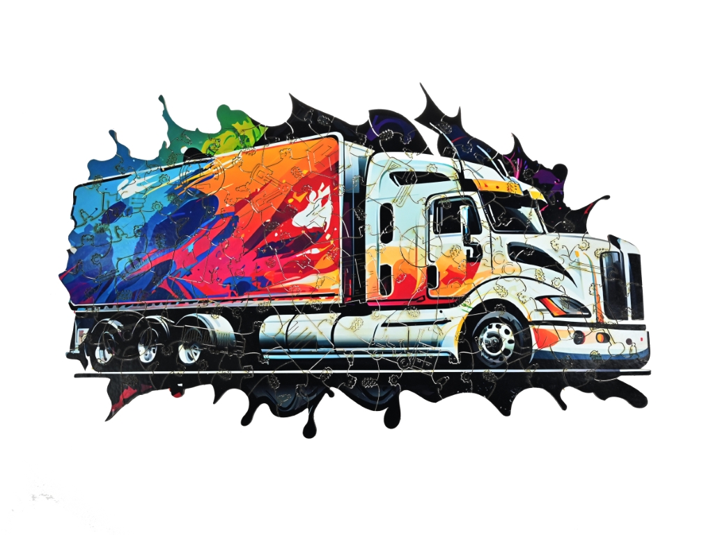 Gadżet reklamowy - 100x Drewniane puzzle A4 według projektu