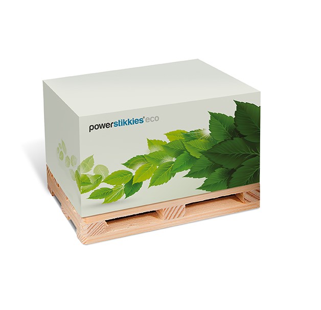 Gadżet reklamowy - 200x Eco bloczek samoprzylepny na paletce