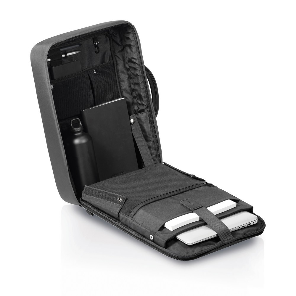 Bobby Bizz 2.0 plecak chroniący przed kieszonkowcami Szary P705.922 (7)