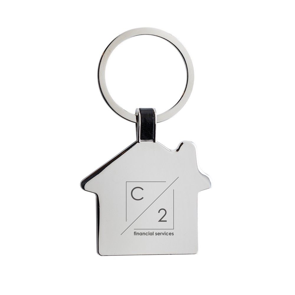 Brelok do kluczy "domek" Srebrny P191.6202 (4)