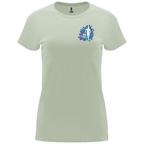 Capri koszulka damska z krótkim rękawem Mist Green R66835Q5 (1)