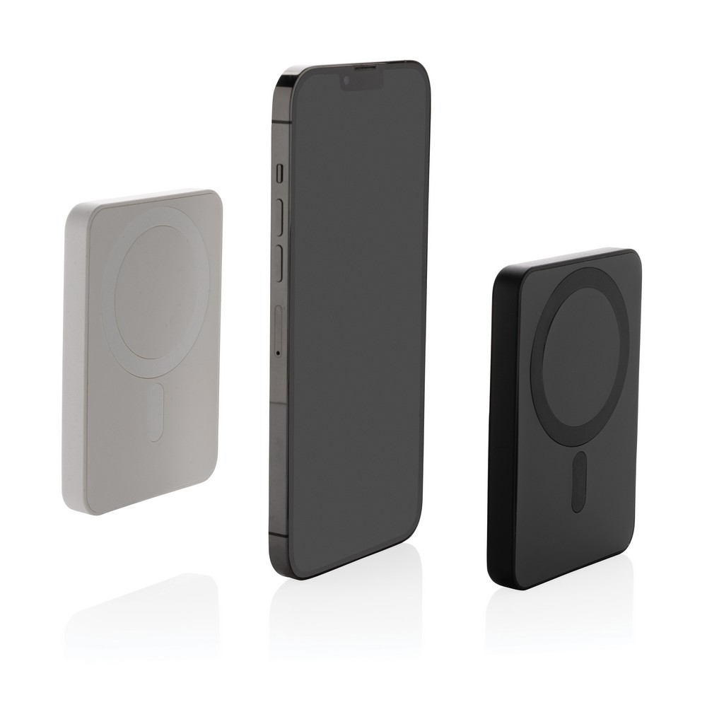 Magnetyczny bezprzewodowy power bank 5000 mAh Magnetix Czarny P322.401 (5)