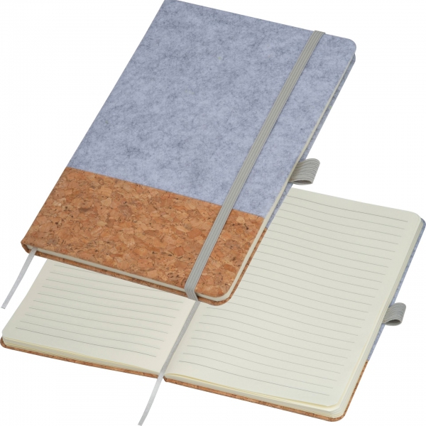 Gadżet reklamowy - Notatnik A5 w linie RPET TERESA