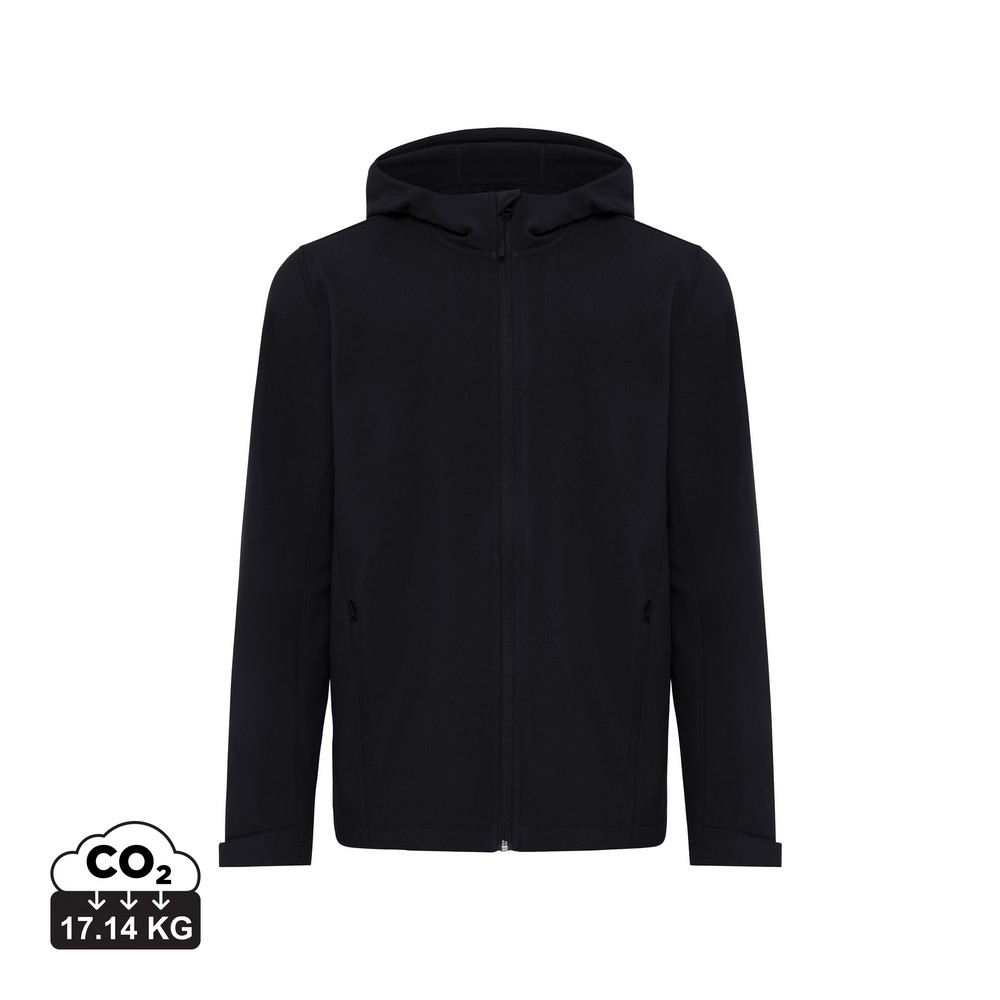 Męska kurtka softshell Iqoniq Makalu AWARE™ Czarny T1700.001.4XL (14)