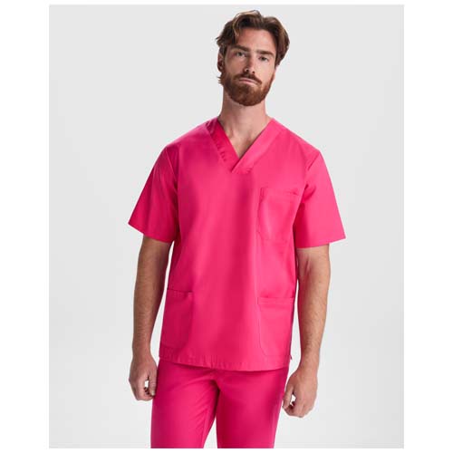 Panacea 160 g/m2 bluzka do pracy unisex z krótkim rękawem  Granatowy R90981R0 (3)