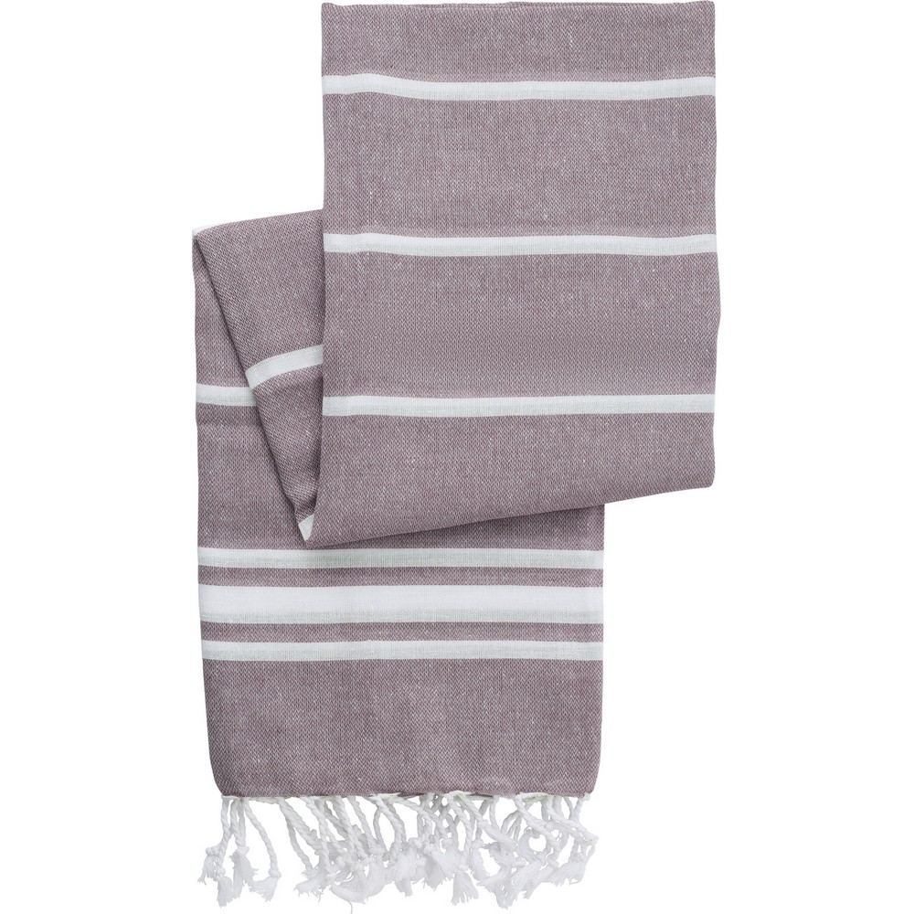 Bawełniany ręcznik hammam Burgund V8299-12 