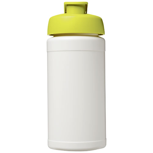 Bidon Baseline® Plus o pojemności 500 ml z wieczkiem zaciskowym Biały-Limonkowy 21006804 (2)
