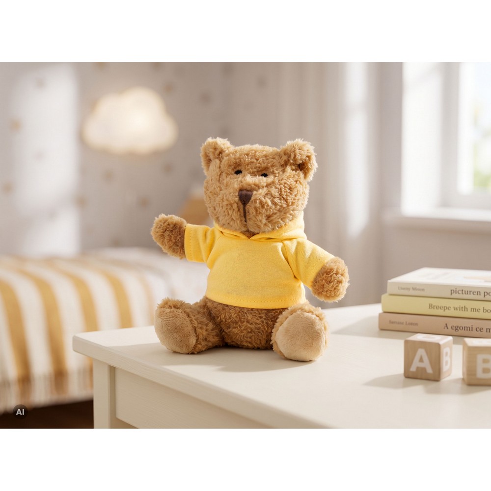 Pluszowy miś z koszulką | Camicero żółty HE863-08 (1)