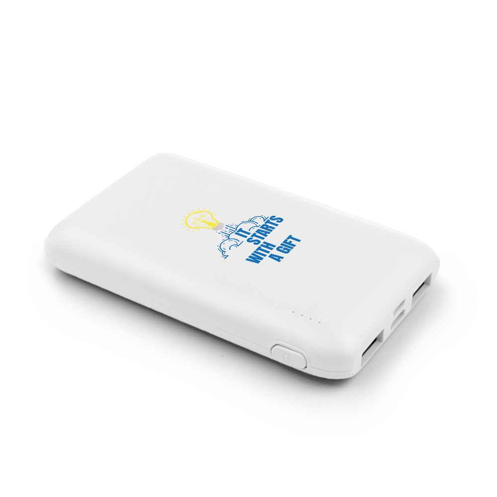 Power bank 5000 mAh | Madreno Biały VA945-02 (5)