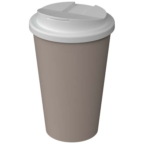 Kubek termiczny Americano® Infiniti o pojemności 350 ml z pokrywką zapobiegającą rozlewaniu się napoju Ciepły szary 21090506 