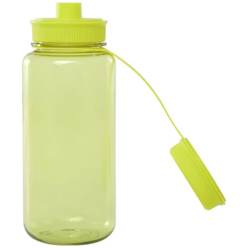 Butelka sportowa Ryder z materiału RPET, z certyfikatem RCS, o pojemności 900 ml, z wielofunkcyjną zakrętką Limonkowy 10083763 (4)