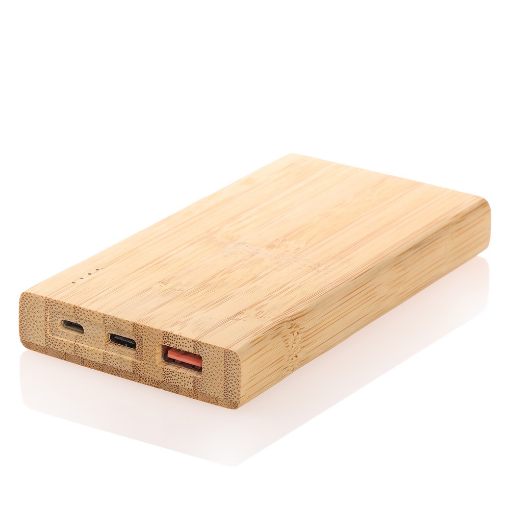 Bambusowy power bank 8000 mAh B'RIGHT | Caroline Drewno V0348-17 (5)