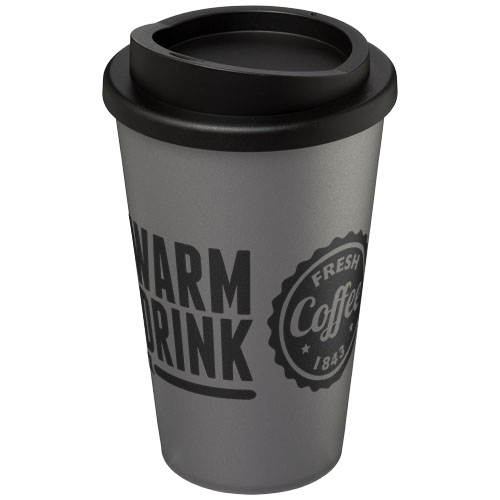 Kubek termiczny z serii Americano® o pojemności 350 ml Srebrny-Czarny 21000124 (1)