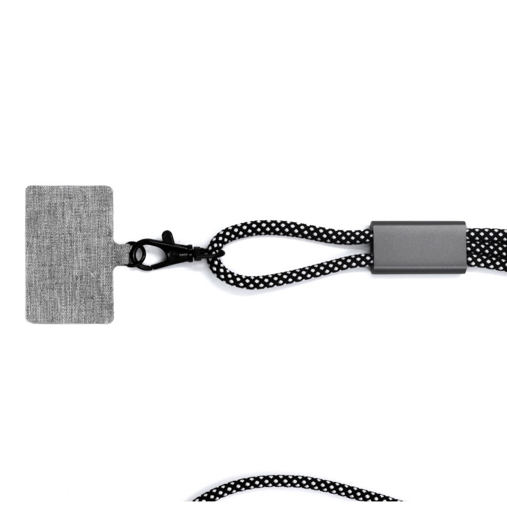 Smycz reklamowa BrandCharger Lany Grafitowy VA553-15 (7)