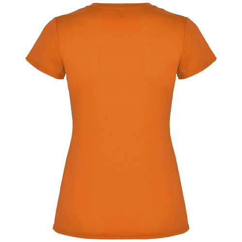 Montecarlo sportowa koszulka damska z krótkim rękawem Fluor Orange R04233L5 (2)