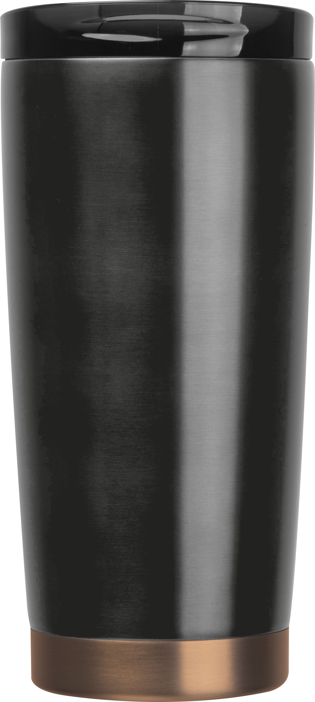 Kubek termiczny stalowy z recyklingu LA LOUVIERE MoLu 540 ml Czarny 535003 (4)