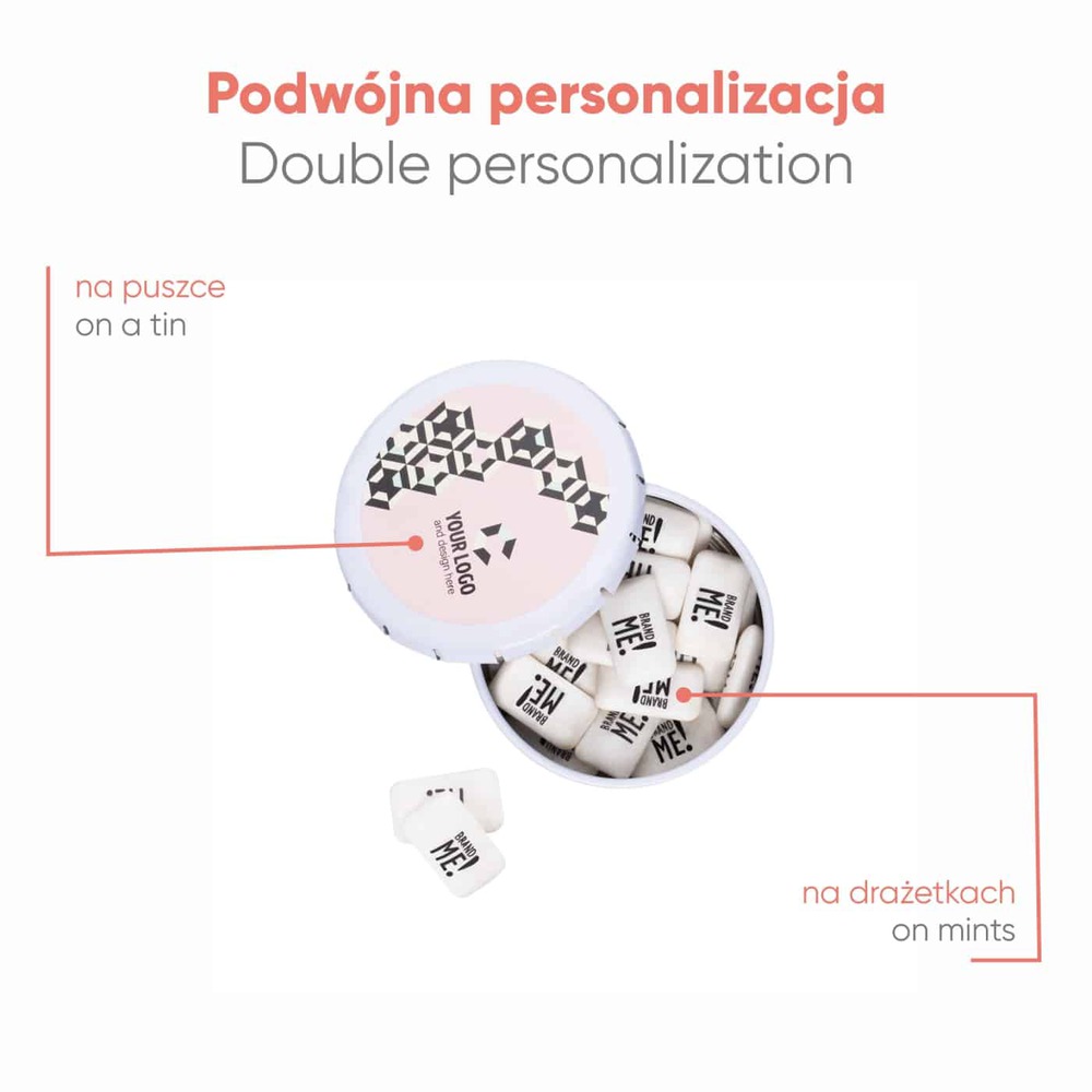 Puszka midi Clic Clac Brand Me! Mints Wielokolorwy S0711 (1)