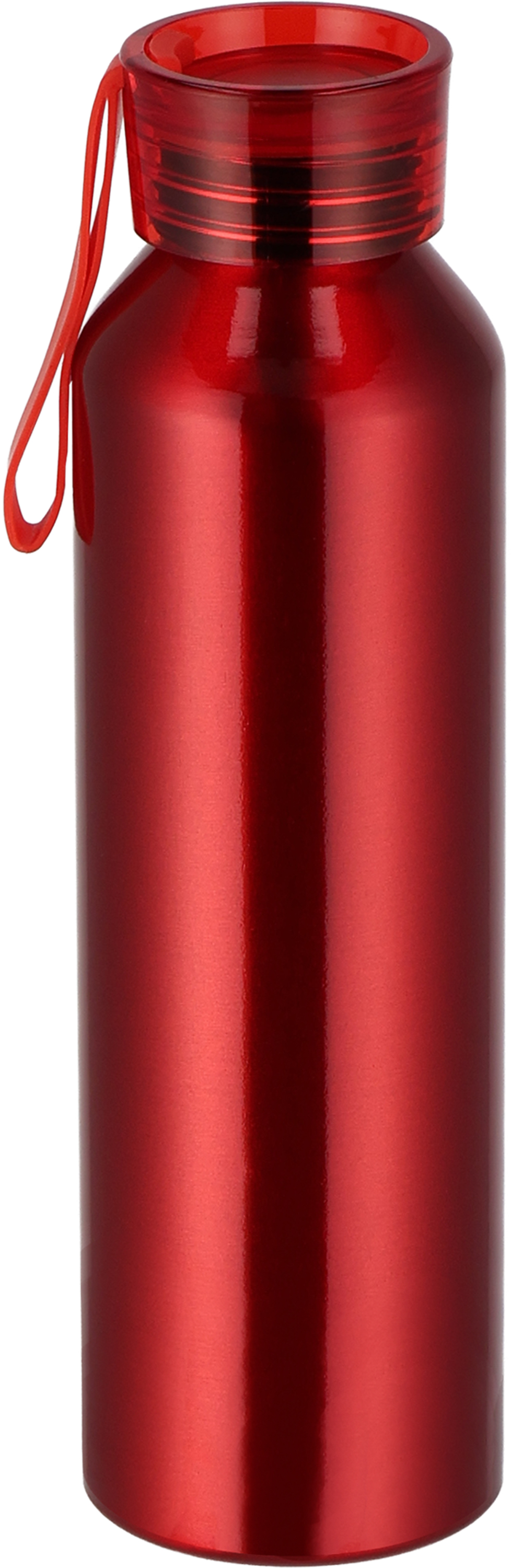 Butelka z aluminium z recyklingu CORK 600 ml Czerwony 424705 (4)