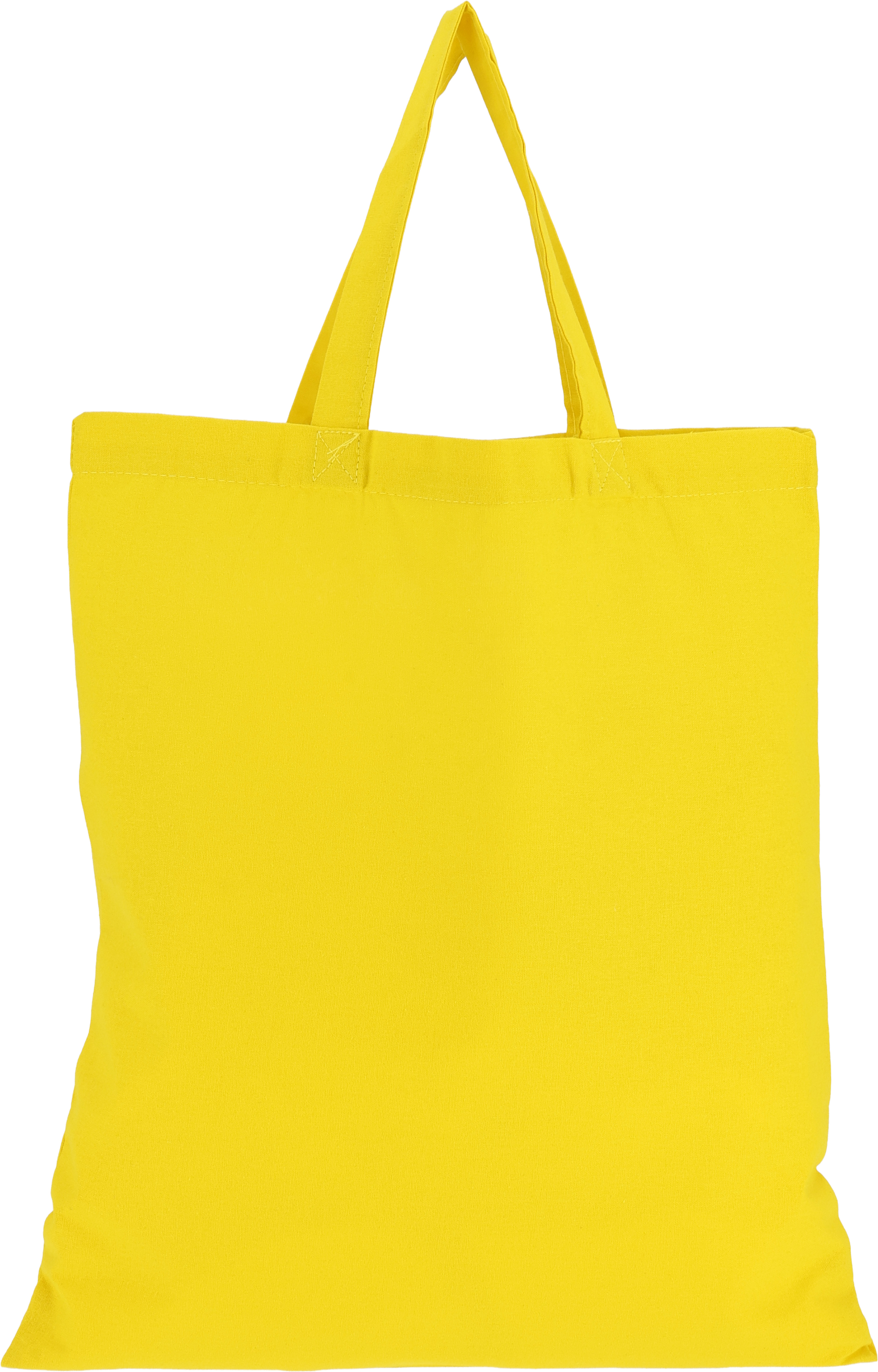 Torba bawełniana z krótkim uchem 140 g/m2 MARSHALL żółty 6068008 (3)