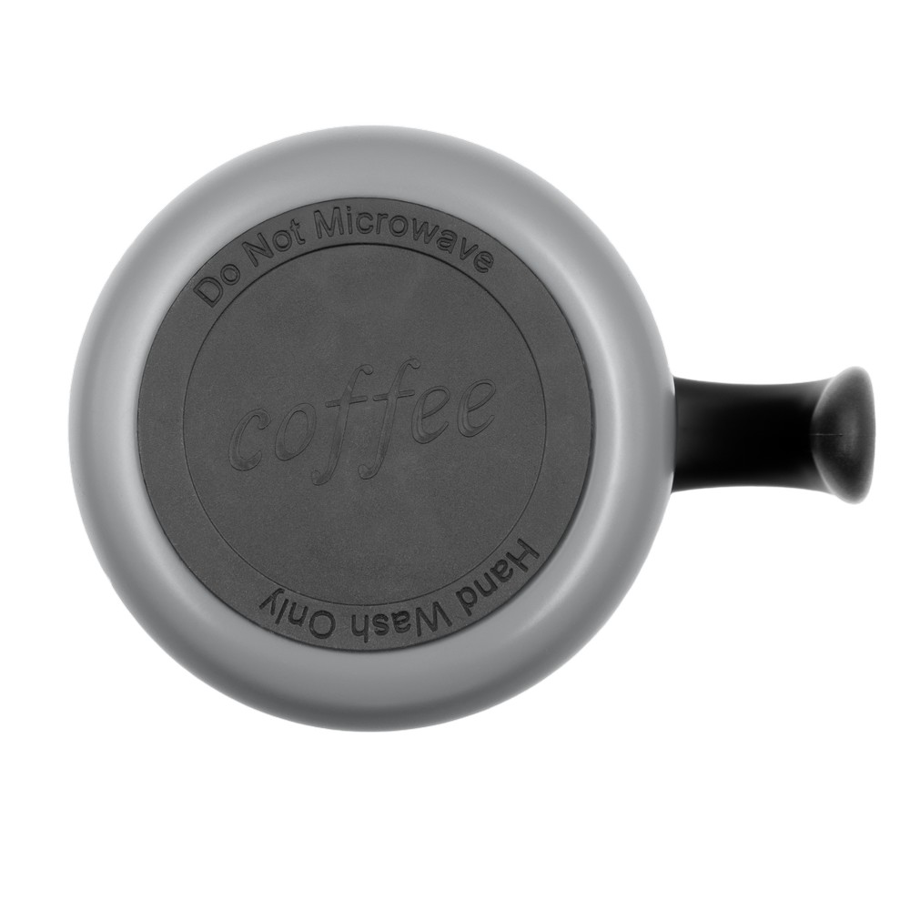 Kubek termiczny 400 ml z rączką | Wyatt Szary V4838-19 (7)