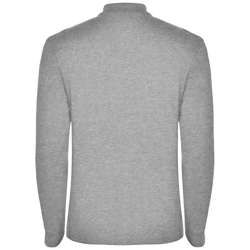 Estrella koszulka męska polo z długim rękawem Marl Grey R66352U5 (2)