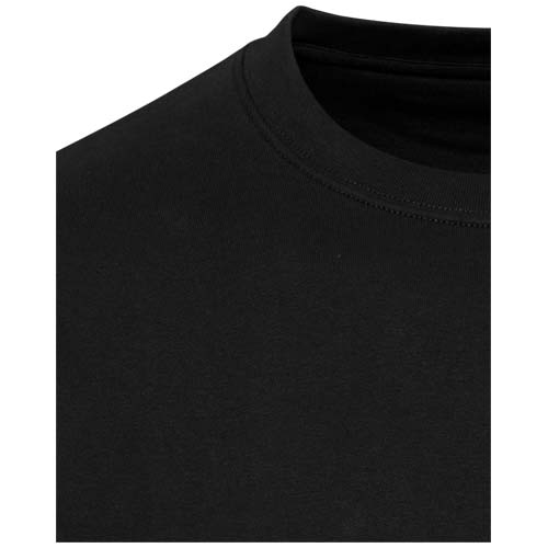 Boris 280 g/m2 sweter unisex z organicznego materiału z certyfikatem OCS o luźnym kroju i z okrągłym dekoltem Czarny 3956490A (4)