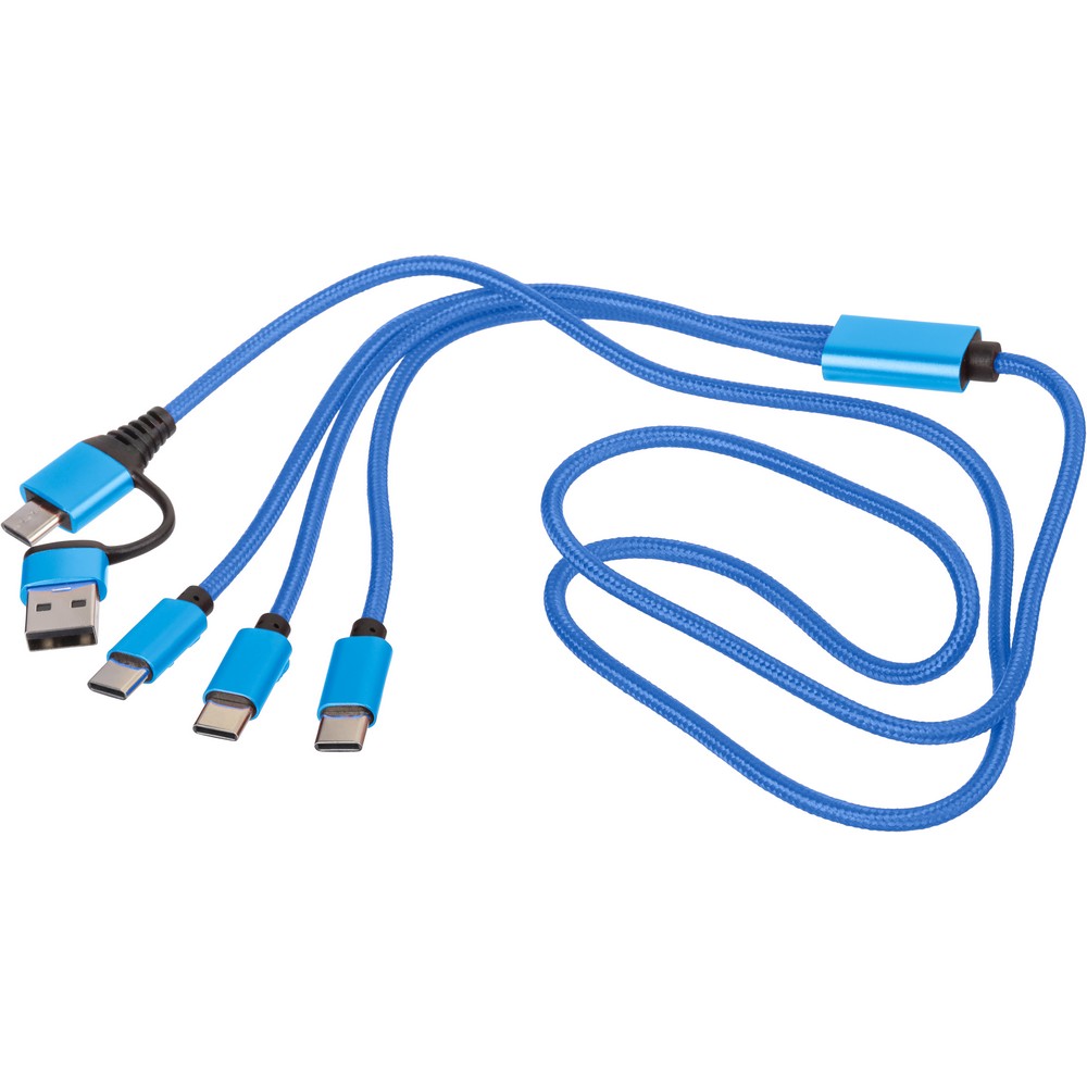 Kabel do ładowania 6 w 1 Niebieski VB331-11 (4)