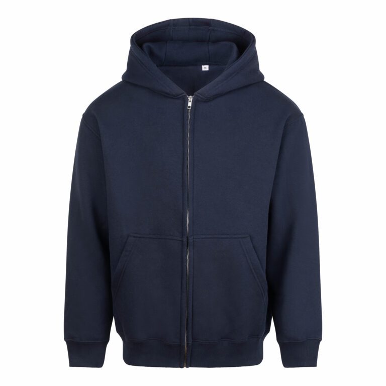 Bluza Rozpinana Luzny Kroj Polarowa New French Navy JH115-994811 