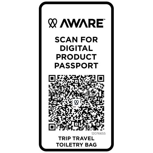 Trip Aware™, kosmetyczka podróżna wykonana z materiałów z recyklingu, 6 l Szaroniebieski 12076655 (4)