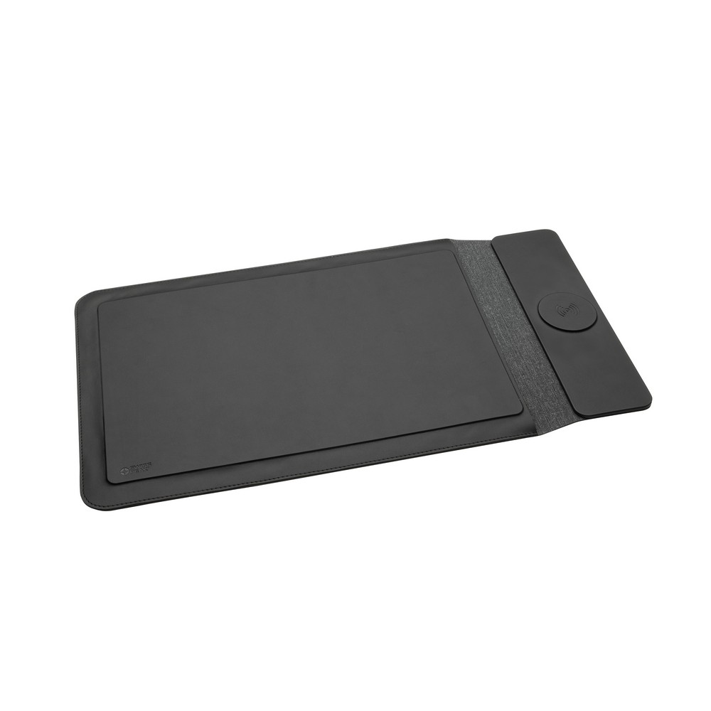 Pokrowiec na laptopa 15,6", magnetyczna ładowarka bezprzewodowa 15W Swiss Peak Czarny P309.0701 