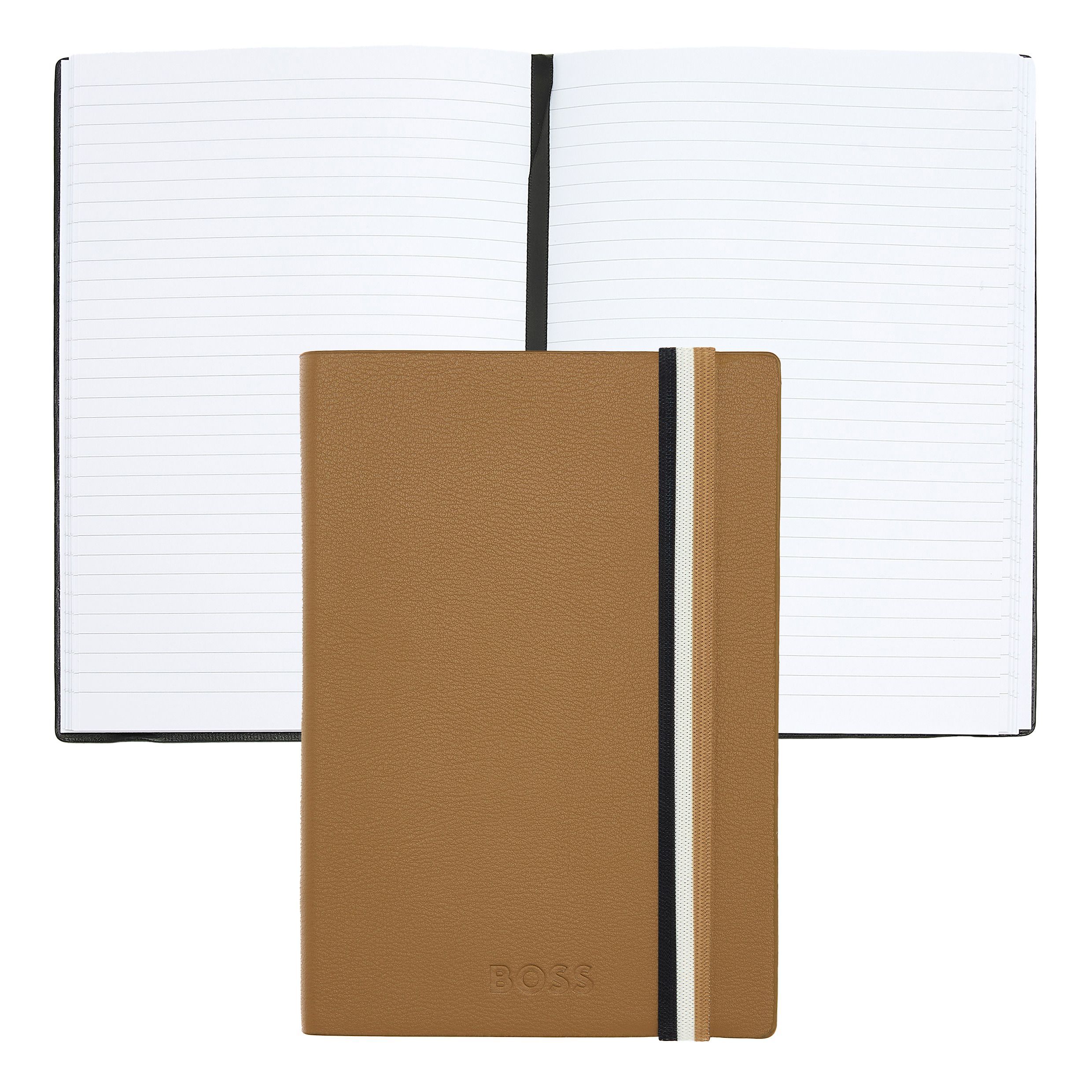 Notes A6 Iconic Camel Lined z nadrukiem HNM421XL - Notesy reklamowe