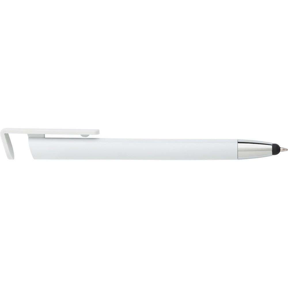 Długopis, touch pen, stojak na telefon Biały V1753-02 (1)