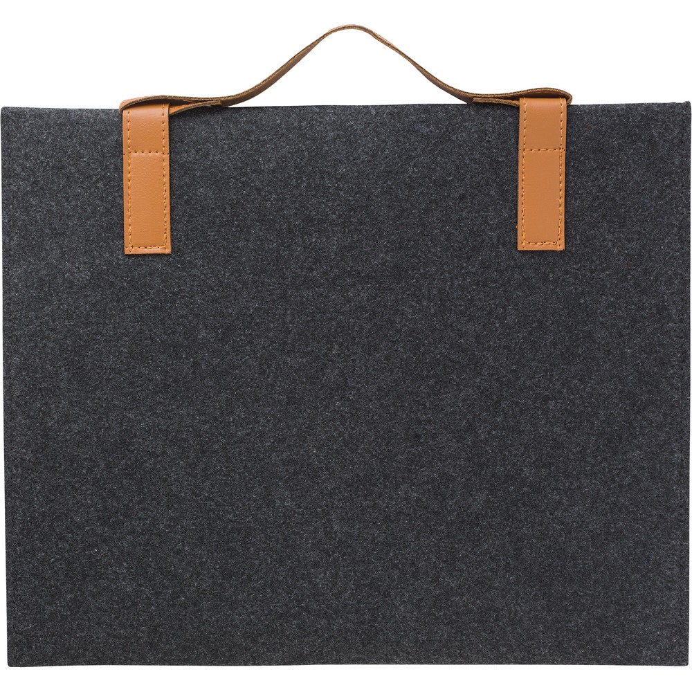 Torba na laptopa 14" z filcu RPET Grafitowy V1252-15 (1)