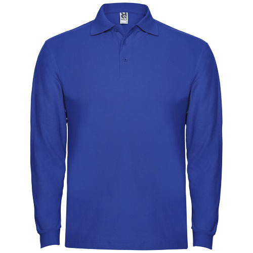 Estrella koszulka męska polo z długim rękawem Royal R66354T5 