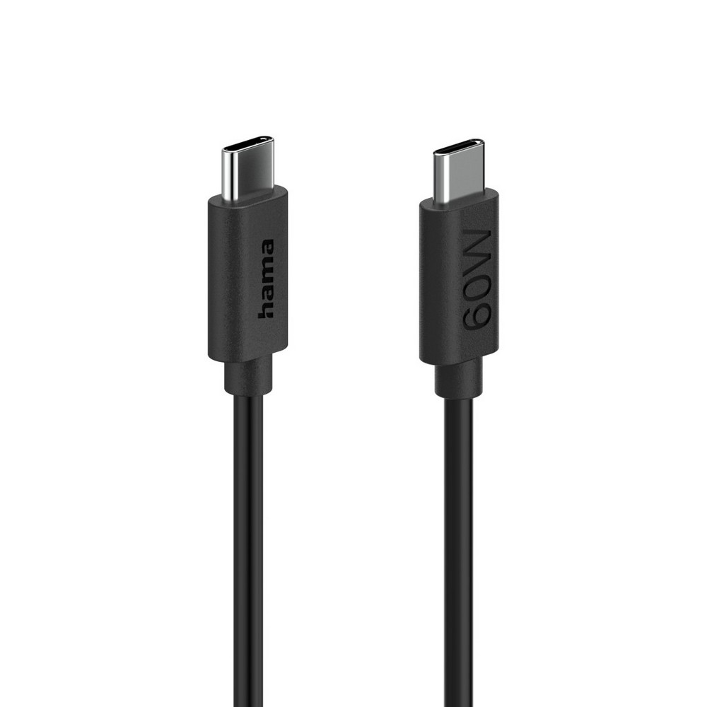 Kabel do ładowania Hama 60W Czarny VH017-03 (1)