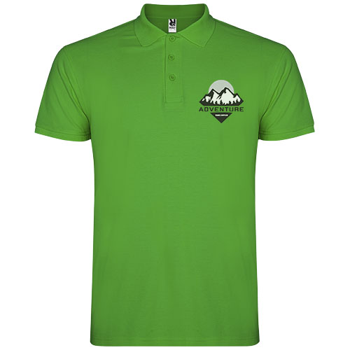 Star koszulka męska polo z krótkim rękawem Grass Green R66385C5 (1)