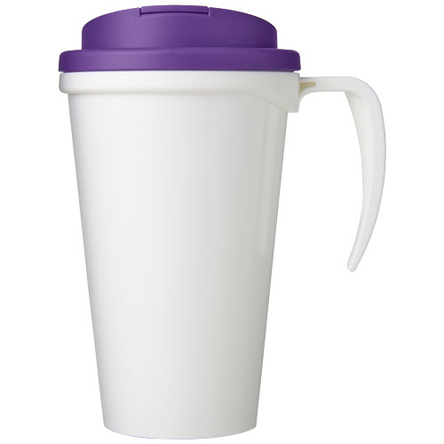 Kubek Brite-Americano® 350 ml z wieczkiem zapobiegającym rozchlapaniu Biały-Fioletowy 21042011 (2)
