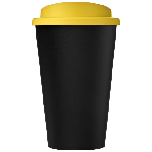 Kubek Americano Eco z recyklingu o pojemności 350 ml Czarny-Żółty 21042201 (2)