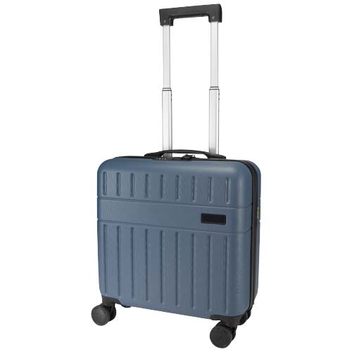 Rover - walizka na kółkach na laptop o przekątnej 16 cali, wykonana z materiałów z recyklingu (GRS), pojemność 30 litrów Szaroniebieski 13015255 