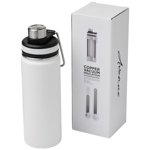 Gadżet reklamowy - Miedziany, izolowany próżniowo bidon Gessi o pojemności 590 ml