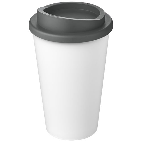 Kubek Americano Eco z recyklingu o pojemności 350 ml Biały-Szary 21042224 