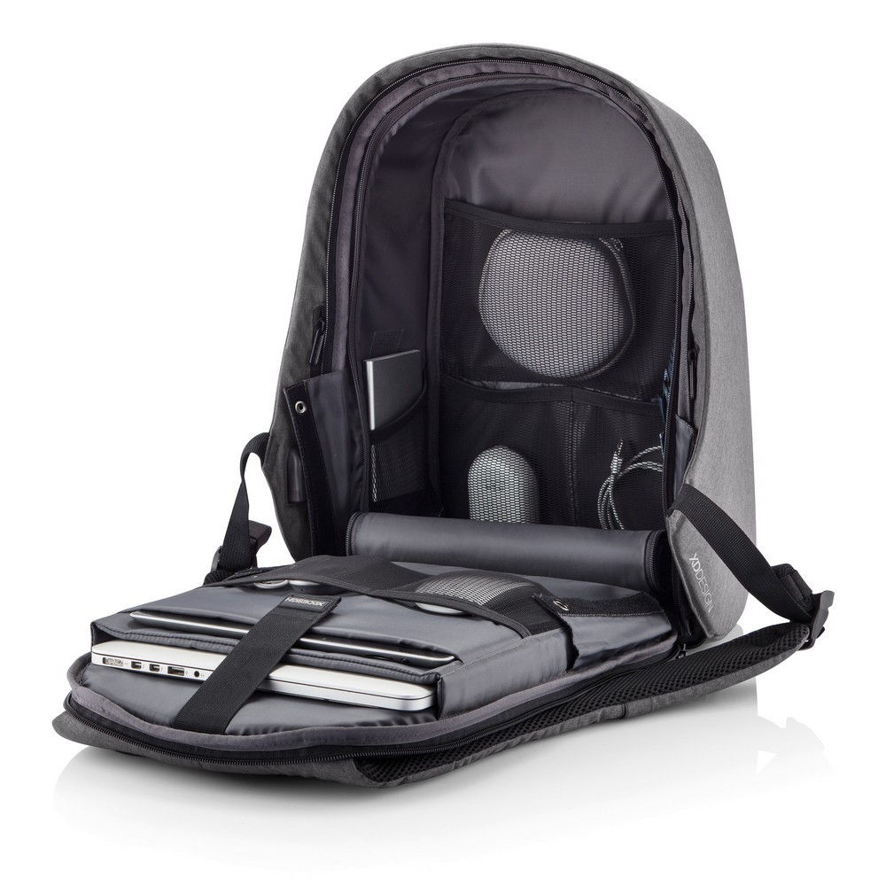 Bobby Hero Regular plecak chroniący przed kieszonkowcami Szary P705.292 (3)