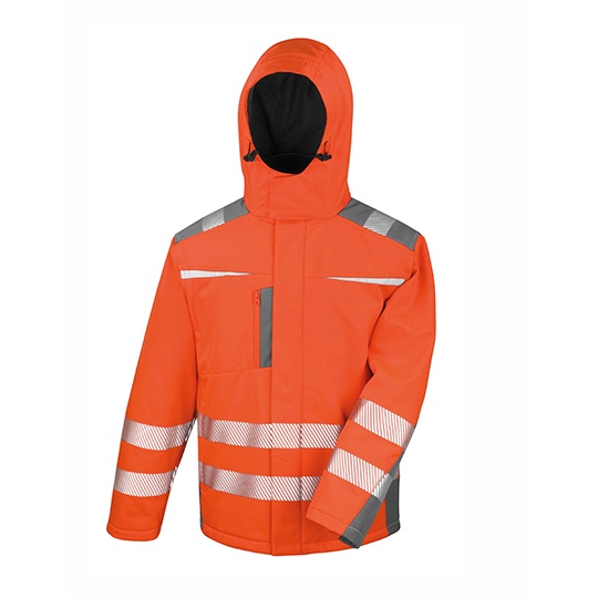 Kurtka Softshell Wiatroszczelna Odblaskowa Fluorescent Orange RT331-578015 