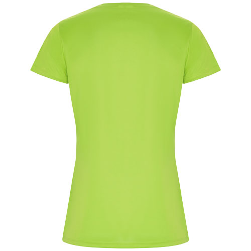 Imola sportowa koszulka damska z krótkim rękawem Fluor Green R04285B1 (2)