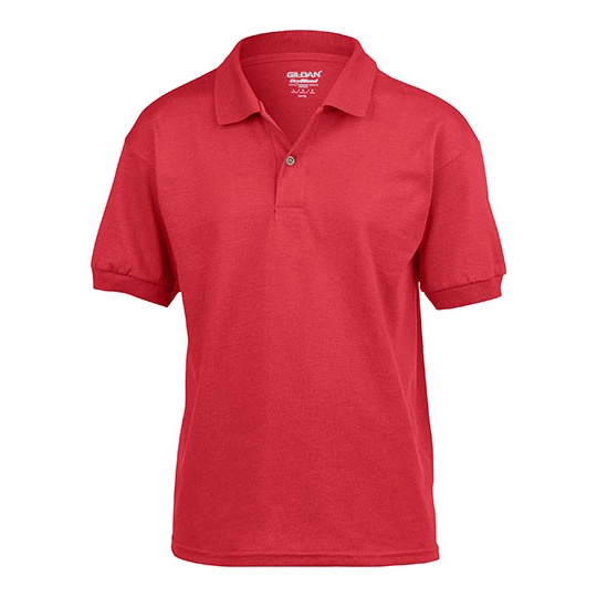 Polo Mlodziezowe Klasyczne DryBlend Odprowadzajace Wilgoc Red G8800K-507842 