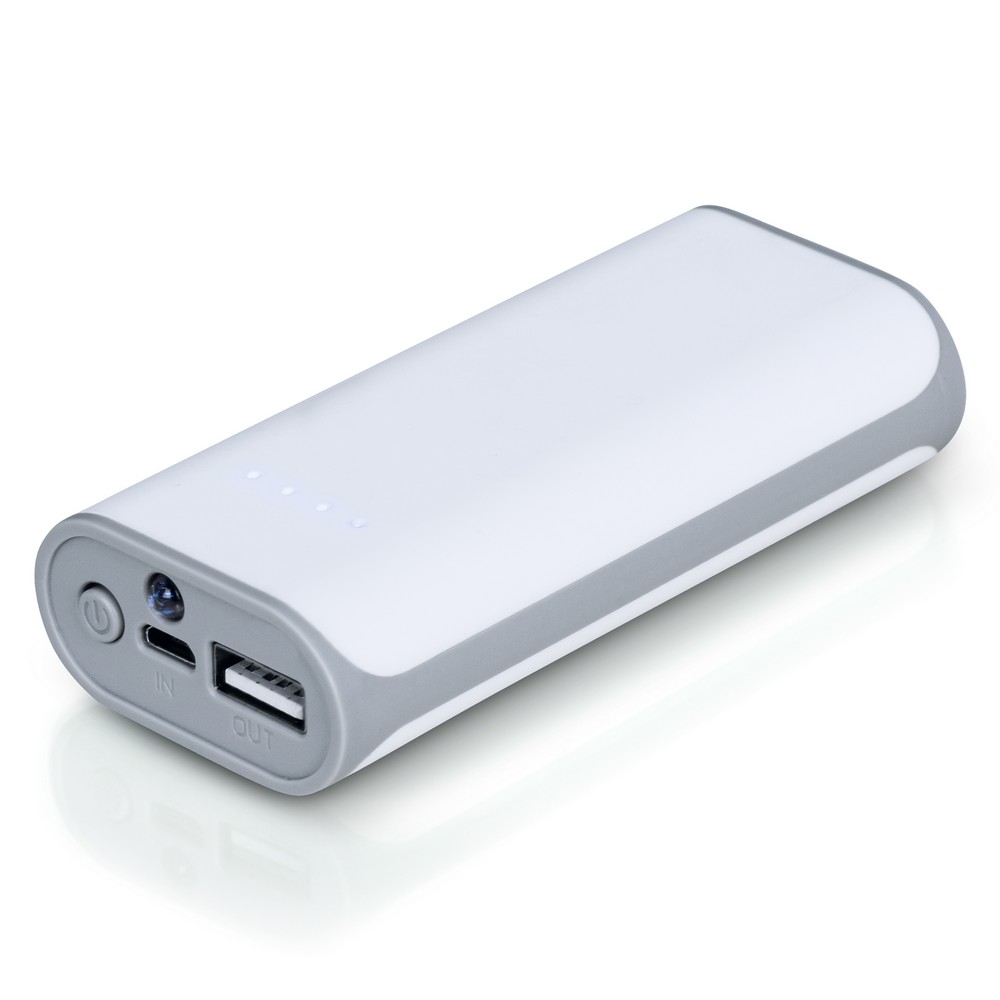 Power bank 4000 mAh | Birch Biały V3778-02 