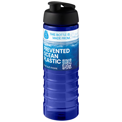 H2O Active® Eco Treble bidon z otwieraną pokrywką o pojemności 750 ml Niebieski-Czarny 21047906 (1)