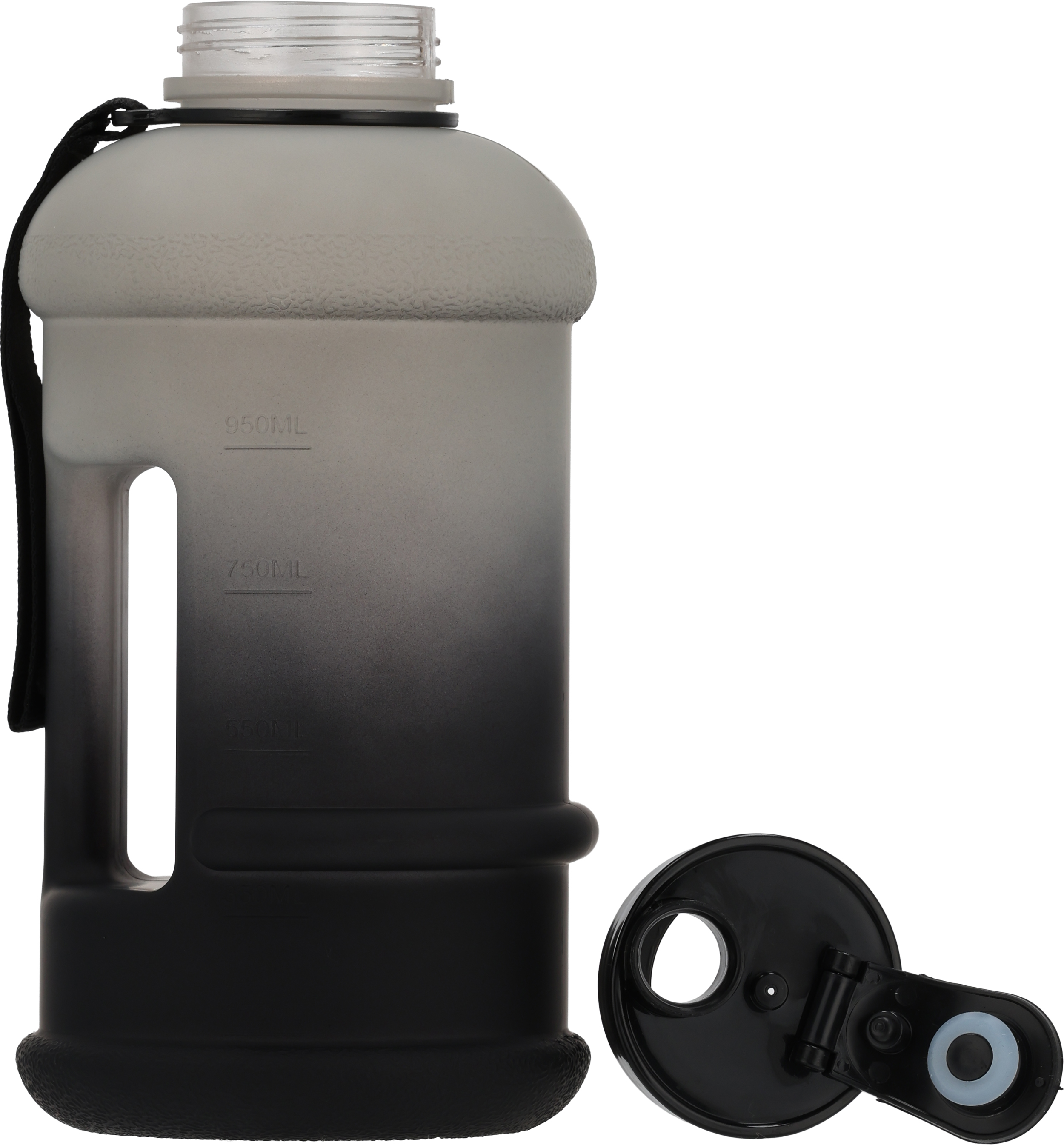 Butelka z tritanu soft touch GAINESVILLE 1300 ml Czarny 535103 (6)