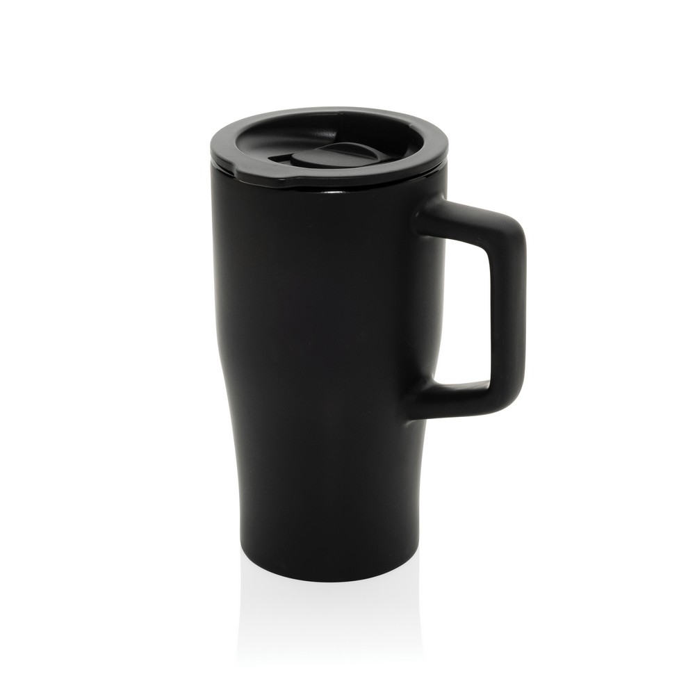 Ceramiczny kubek podrożny 490 ml Czarny P437.2201 