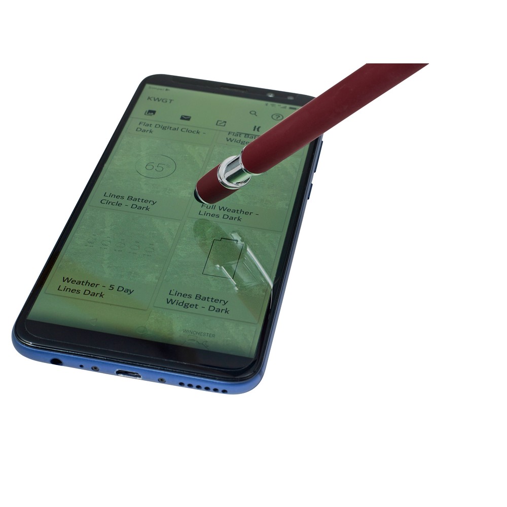 Długopis, touch pen Czerwony V1917-05 (2)